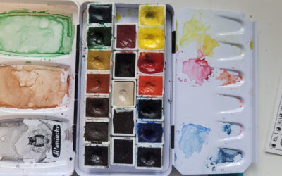 Slots in meiner Aquarell-Palette