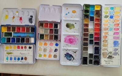Meine Aquarellkästen